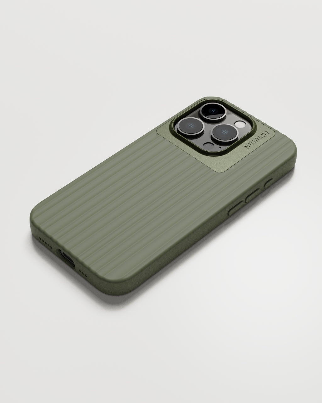 Bold Case - iPhone 15 Pro - Linen Beige & Olive Green