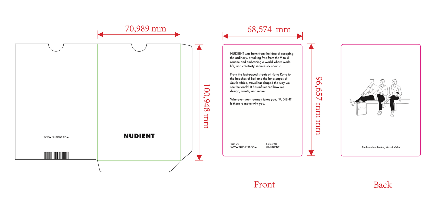 Phone Case Insert Card Brand Story Origin Edition